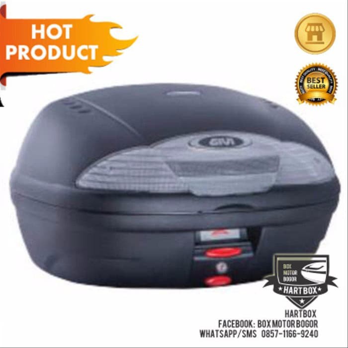Aksesoris Motor Touring givi e45nt box jumbo buat mudik cocok 2 helm