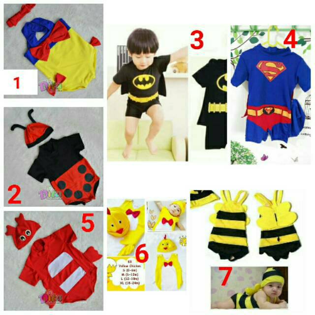 BAJU RENANG KARAKTER BAYI BAJU RENANG BAYI BABY SPA BAJU BERENANG KARAKTER ANAK