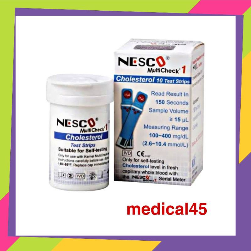 Strip Nesco cholesterol - kolesterol nesco