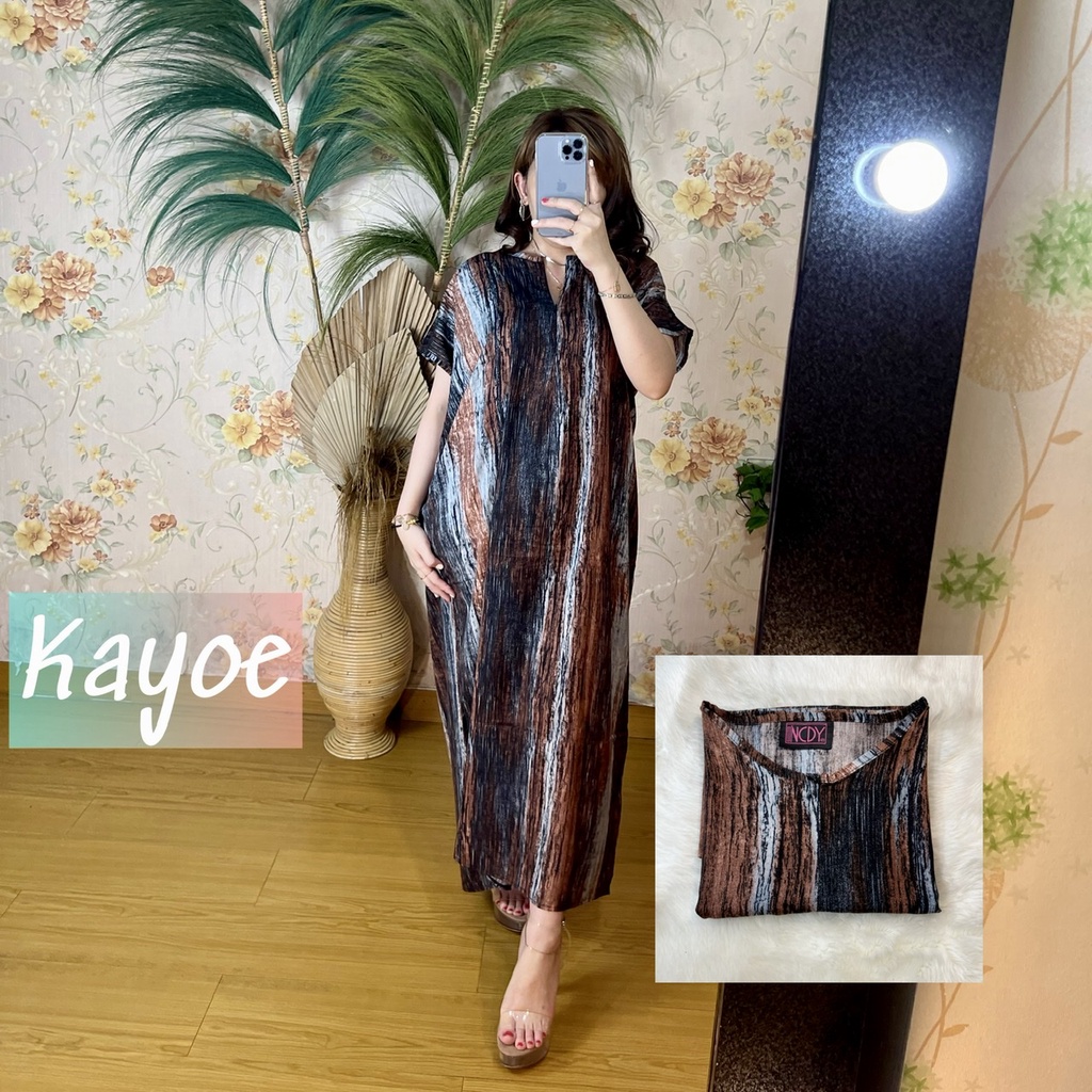 PART1 NCDY HOMEWEAR DASTER PANJANG SEMATA KAKI LD 130cm BUSUI FRIENDLY JUMBO-Kayoe