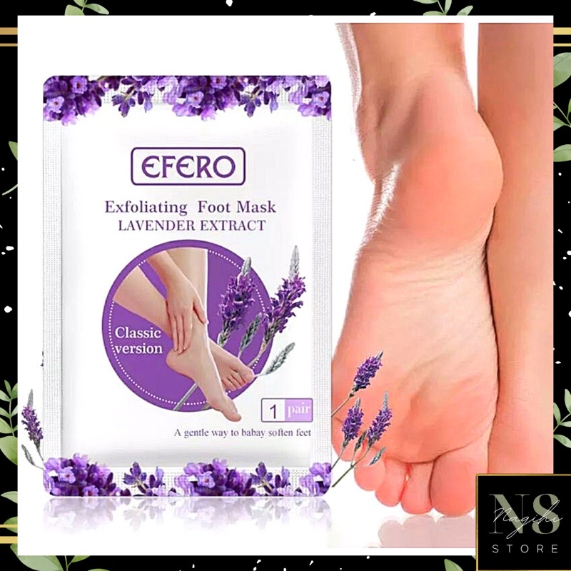 ✨NAGIHI✨ EFERO FOOT MASK masker kaki foot peeling foot exfloating