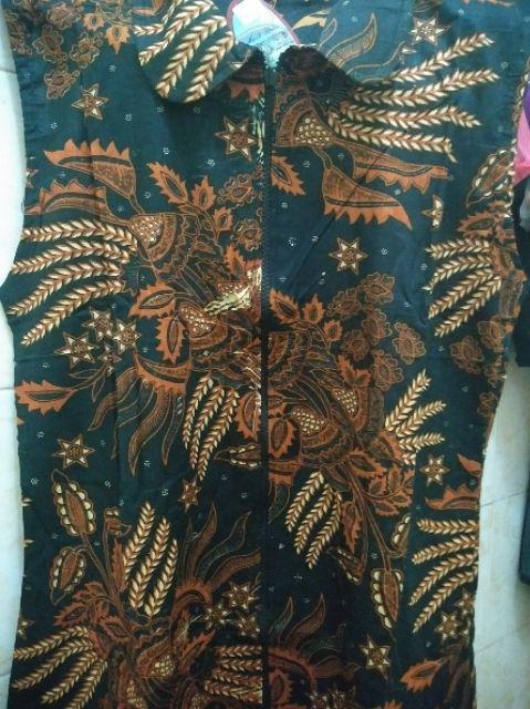 Maxi Cardi Batik Outer Wear Long Vest Sogan Series #2 Longvest Ethnic Rompi Panjang Nirmala