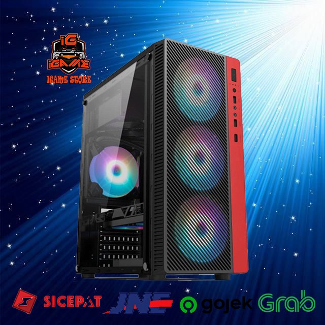 MANTAF PC GAMING Intel Core i3 9100F I SSD 120GB I ATI 2GB HEMAT GAN