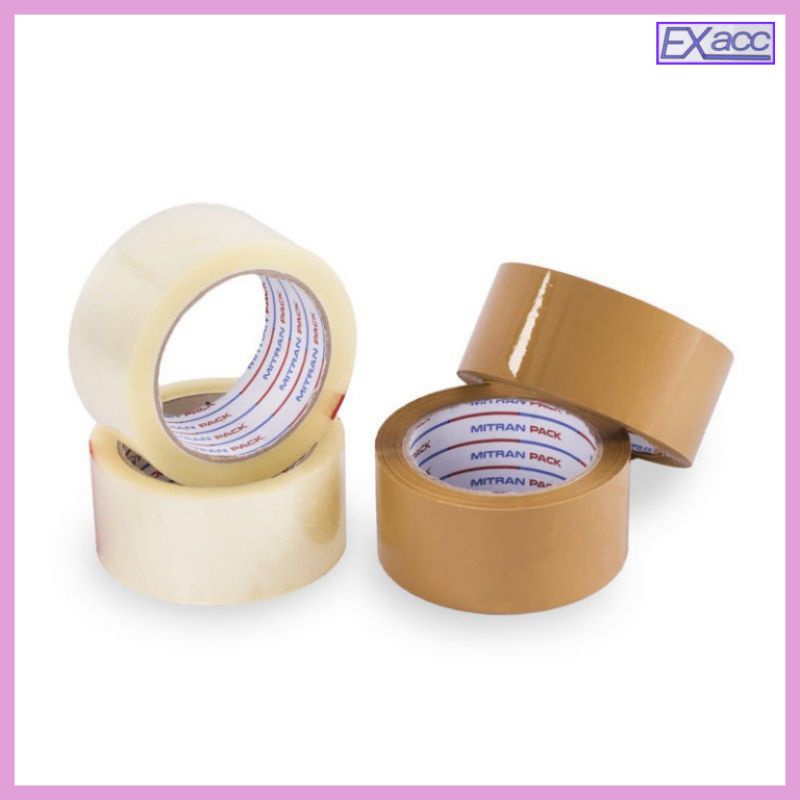 

Lakban Bening 45mm X 90 Yard / Lakban Bening 2inci / Isolasi Bening