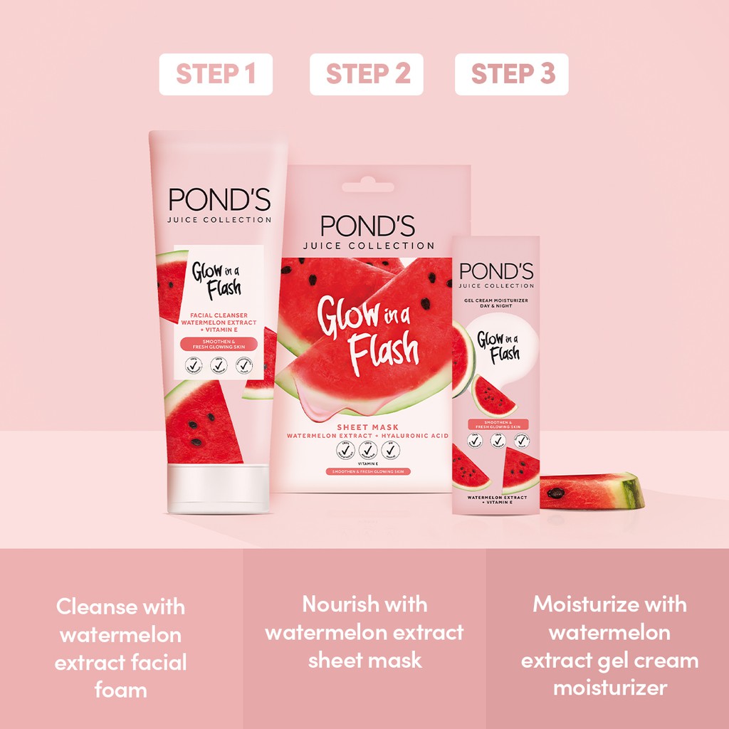 Pond's Juice Collection Cleanser Watermelon Extract 90g