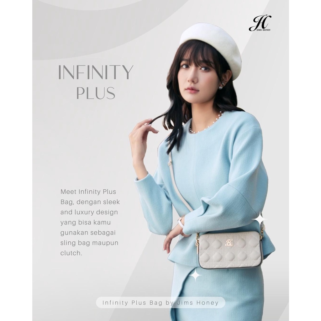 Jims Honey Infinity Plus Bag - Tas Selempang Mini Clutch & Sling Bag Jimshoney Original FREE EXCLUSI