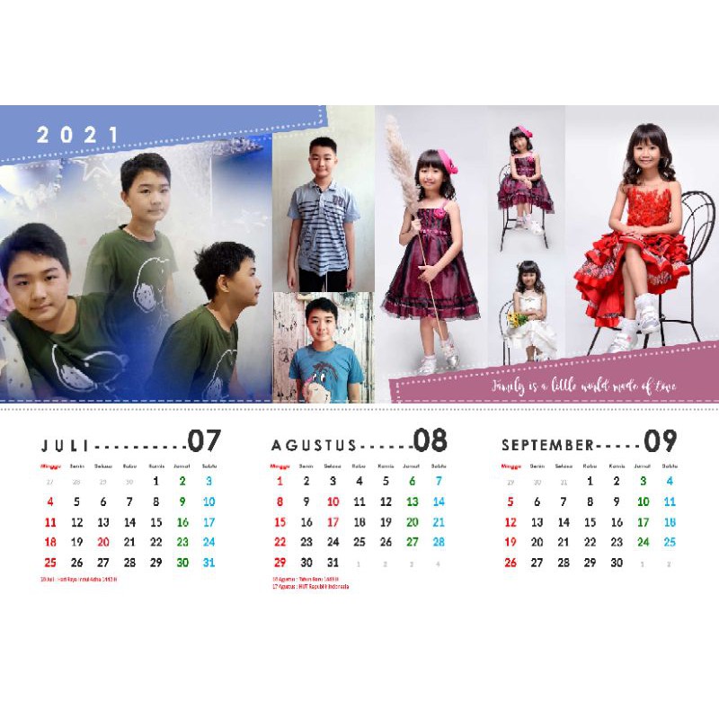 

CETAK CUSTOM KALENDER DINDING FOTO SATUAN, PREMIUM QUALITY