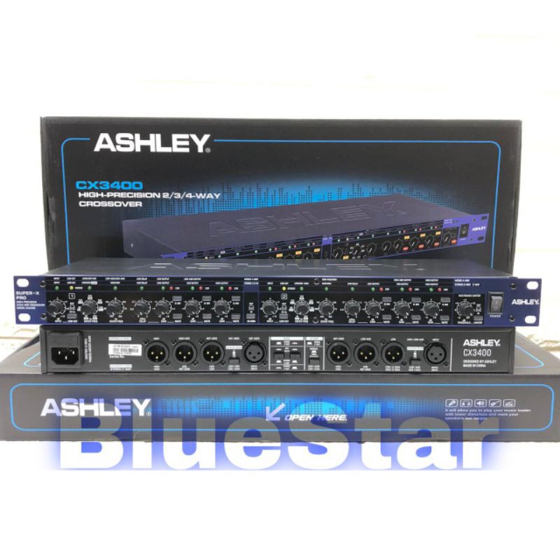 Crossover Ashley CX 3400 Original Ashley CX3400 With Limiters Super X Pro
