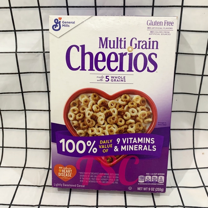 

General Mills Multigrain Cheerios Cereal 297gr / Whole Grain / Oat / Sereal / Multi Grain