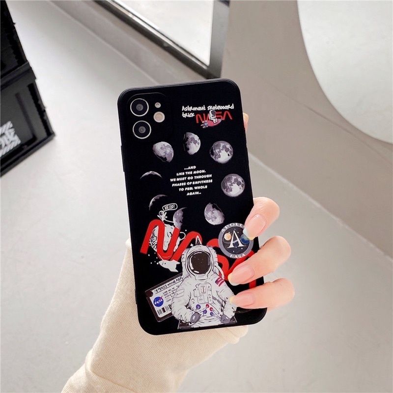 NASA EDGE Case silicon iphone 7+ 8+ X Xs Xr Xsmax 11 12 pro max Casetify Camera lens protec