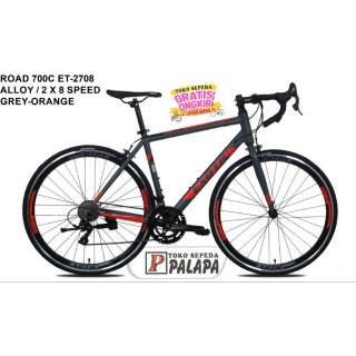  Sepeda  Balap  700c Exotic ET 2708 Road bike allumunium 