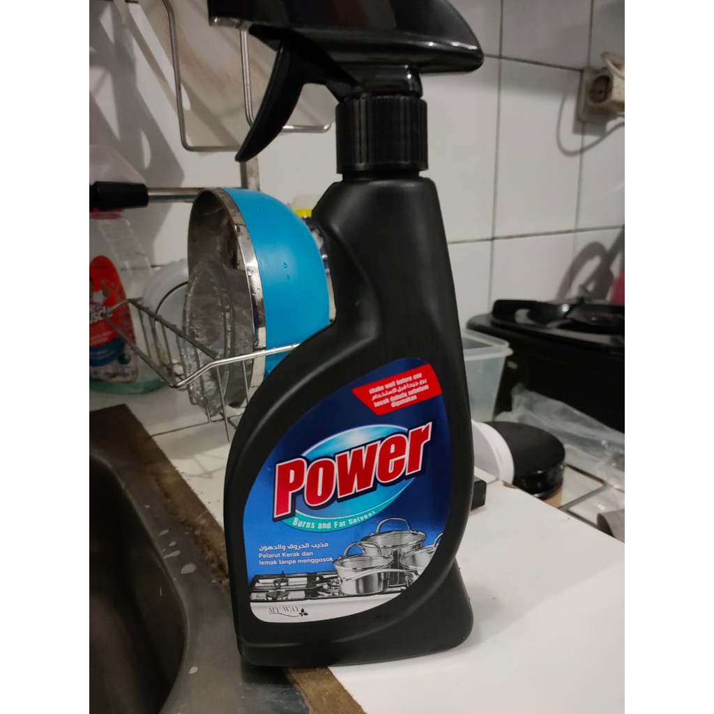 POWER HITAM - PEMBERSIH KERAK DAN MINYAK PADA PANCI/TEFLON