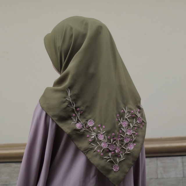 BAROKA Hijab embroidery premium