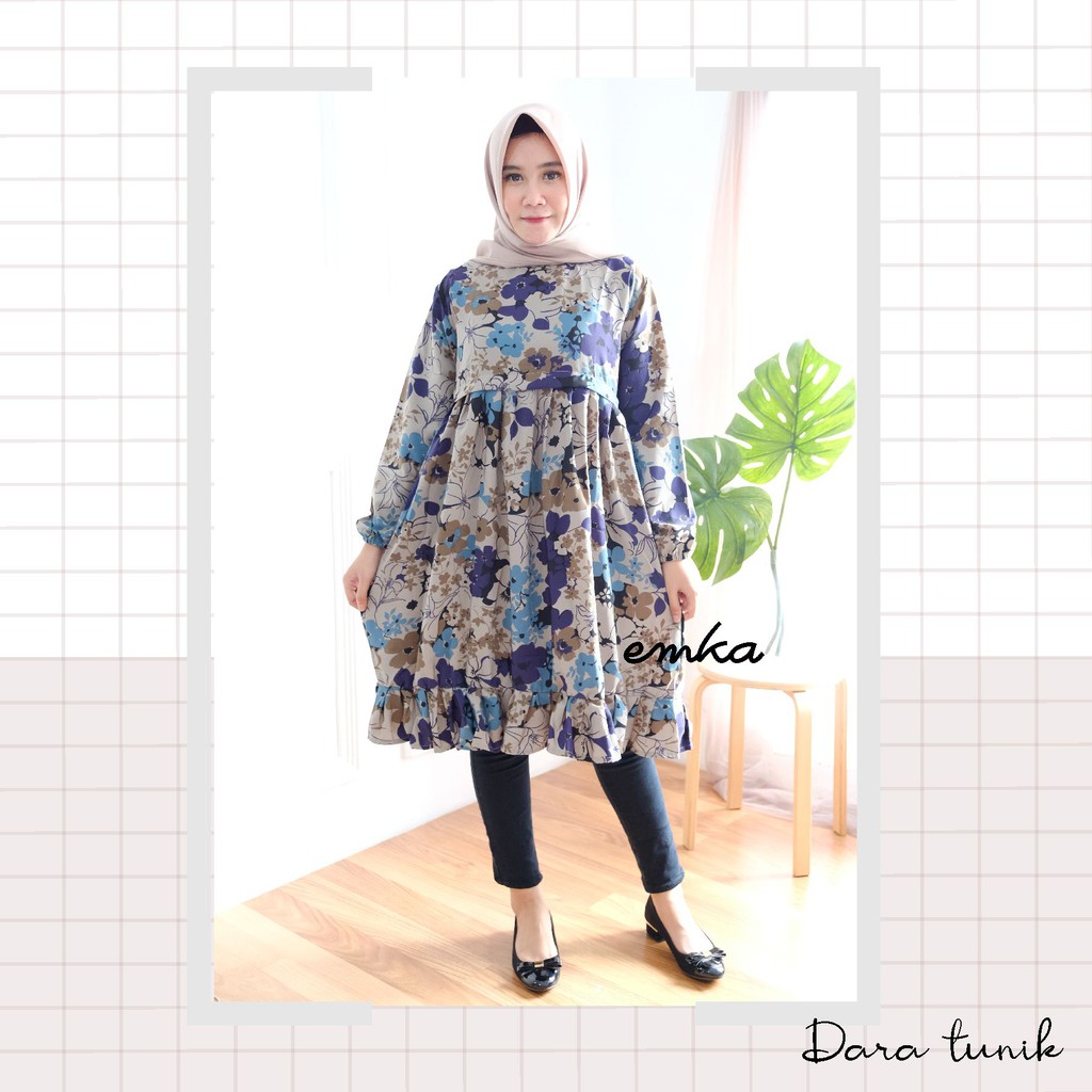 DISKON - DARA TUNIK/AYUDIA TUNIK/TUNIK MOTIF/TUNIK MONALISA/TUNIK MUSLIM/TUNIK HIJAB