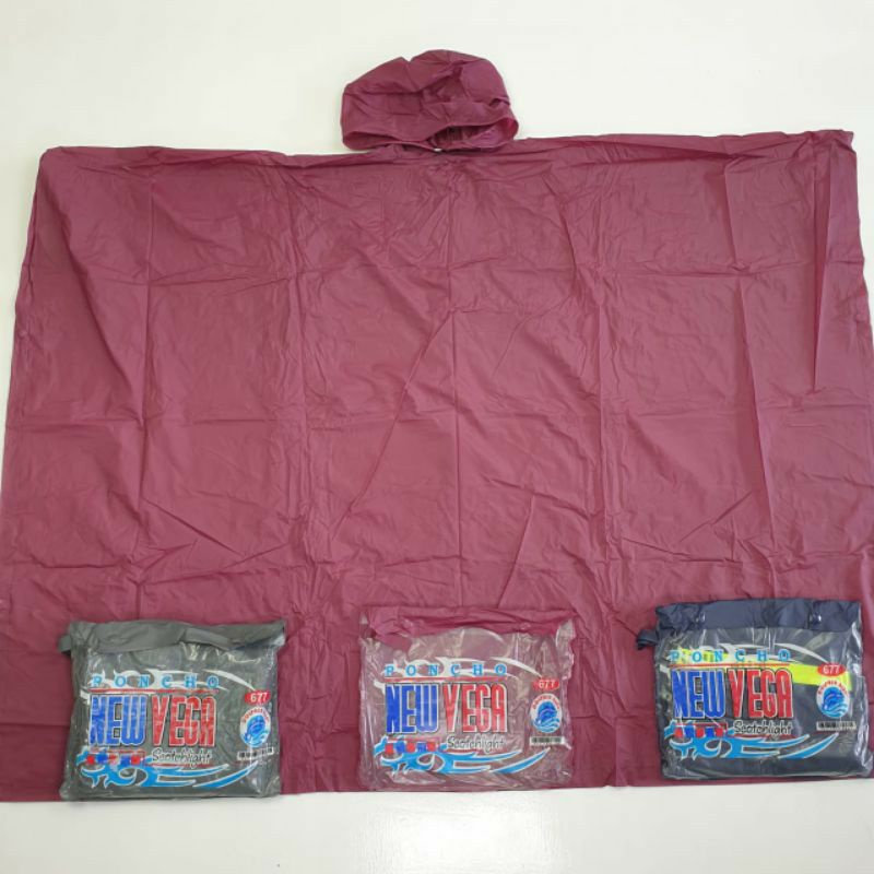 Jas Hujan Dewasa Poncho DOLPHIN BLUE