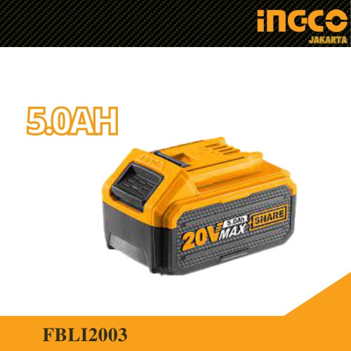 P20S Baterai Lithium Ion 20V 5.0AH INGCO FBLI2003 Batrei Cordless