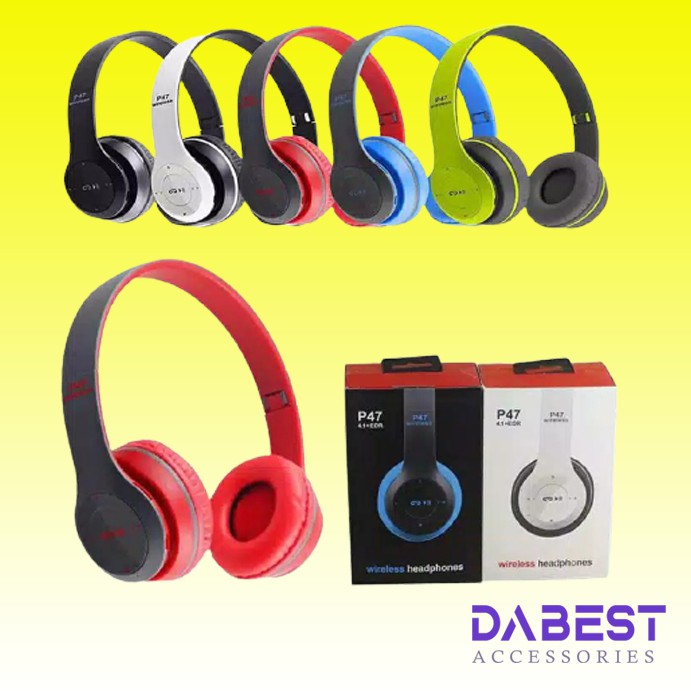 P47 Headphone Wireless Bluetooth Stereo 5.0+EDR