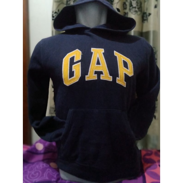 Hoodie GAP kids (warna dasar biru tua/ORIGINAL)