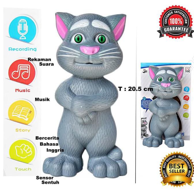 

14.84Ftgrdujh- Intelligent Tom Cat - Kucing Pintar Dengan Suara 3+ -Toko-Boneka.