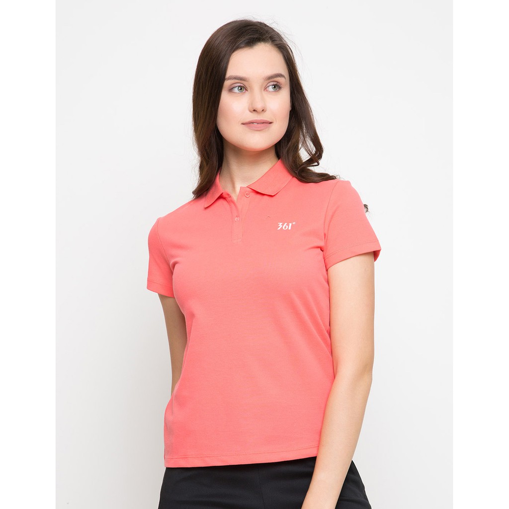  Baju  Polo  Olahraga Wanita  361 Degrees Pink Original 