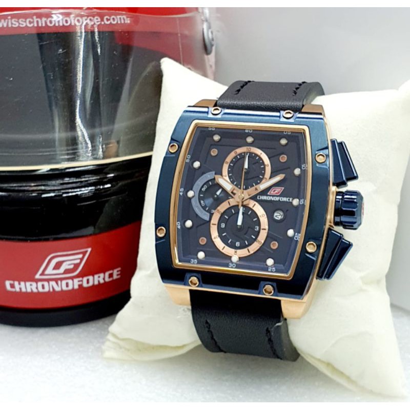 JAM TANGAN CHRONOFORCE 5271 KULIT ORIGINAL