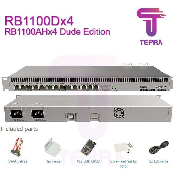 MikroTik RB 1100 Dx4 RB1100AHx4 Dude Edition