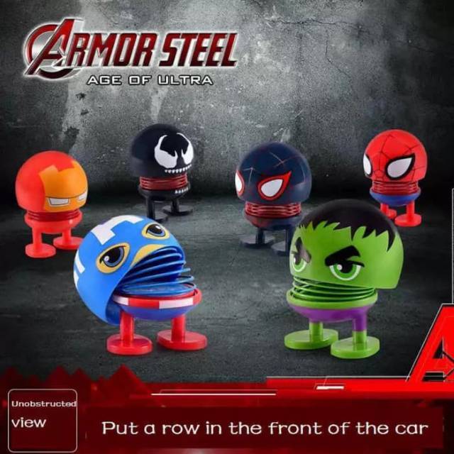 (NC) Boneka Dashboard Karakter Avengers /pcs