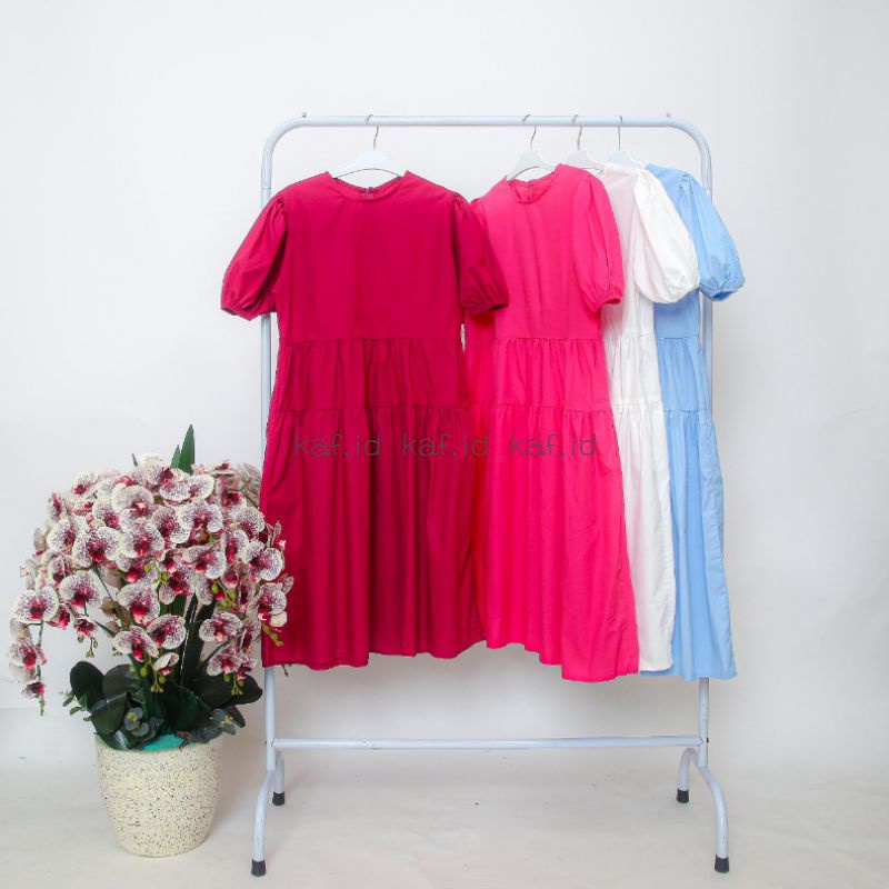 Dress Katun Casual Premium Dress Tunik Korean Style Trendy Best Seller