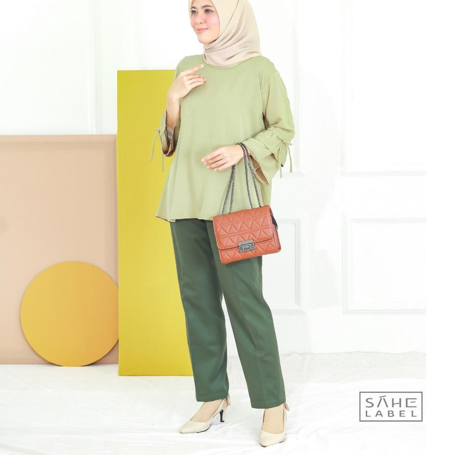 [titleawal] Tas Pesta Sling Shoulder Bag Pakai Ritsleting - Ayana Bag
