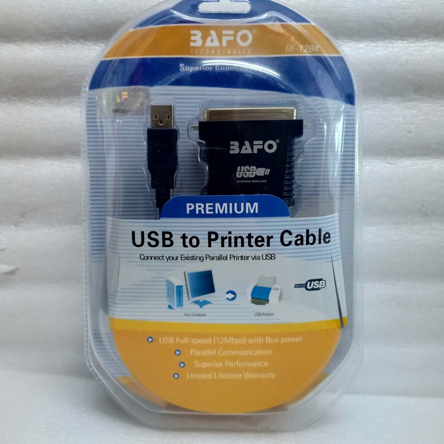 Kabel Usb To Paralel / Printer Cable Bafo