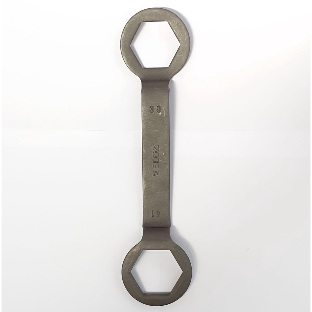 Veloz Premium Quality Kunci Ring Mur Kopling 39 x 41mm / Heavy Duty N Chrome Vanadium Steel Coupling Nut Wrench