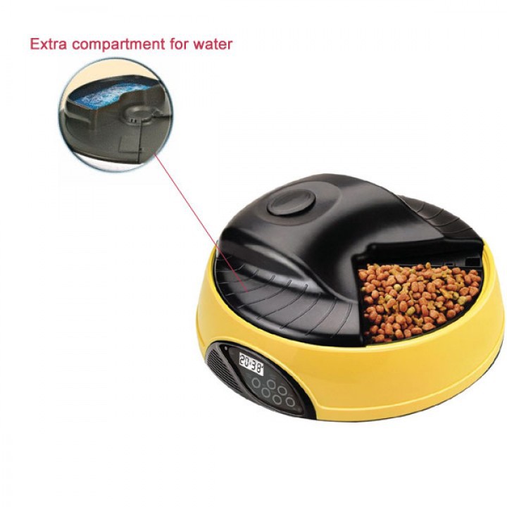 Portable 4 Meal LCD Automatic Pet Feeder - PF-05A