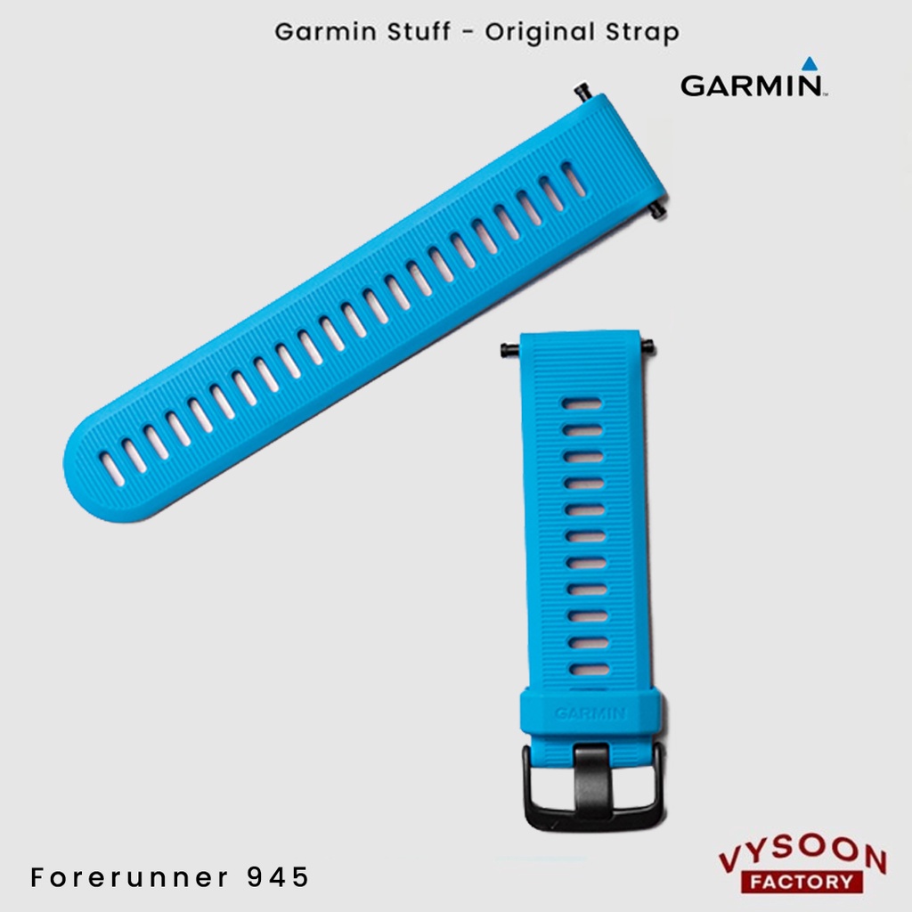 Strap Rubber Tali Jam Smartwatch Garmin Forerunner 945 Original - Blue