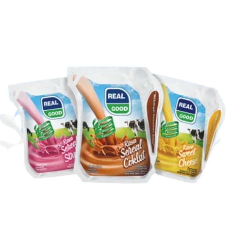 

Susu UHT Real Good Pouch 125 ml