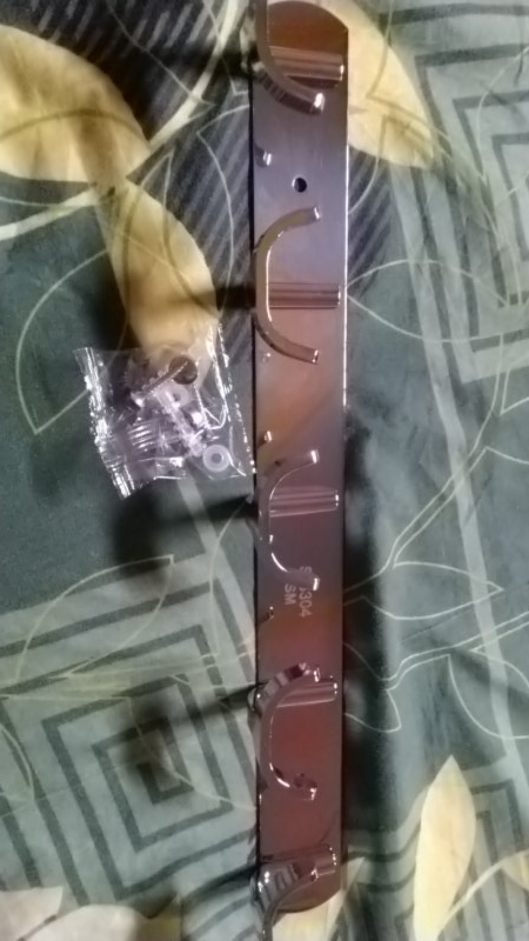 Gantungan Baju Dinding Hanger Tembok Stainless 5 Kait Cabang Terlaris Kp05