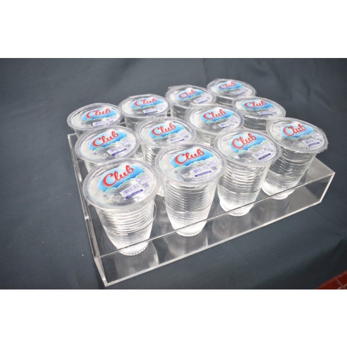 Acrylic Tray Aqua Gelas Nampan Akrilik Organizer Gelas Baki Otello