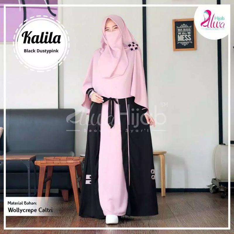 Gamis Kalila Free Hijab Plus Cadar
