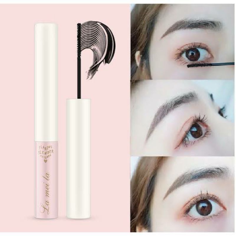 3D Maskara Microcara Thin Mascara Kosmetik Mata Pelentik Bulu Mata Make Up Makeup