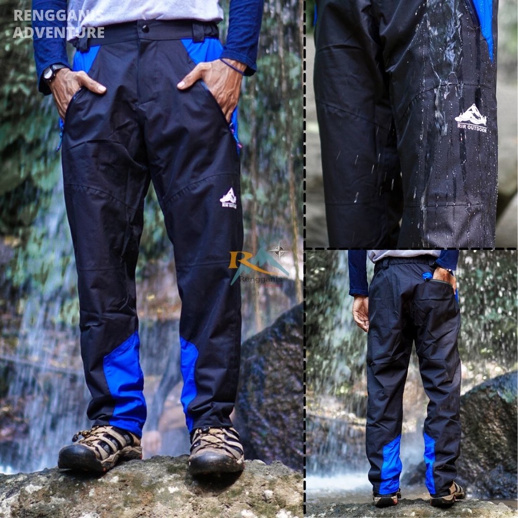 CELANA GUNUNG PANJANG GORE-TEX MERK RIR OUTDOOR ANTI AIR / WATERPROOF HIKING TREKKING