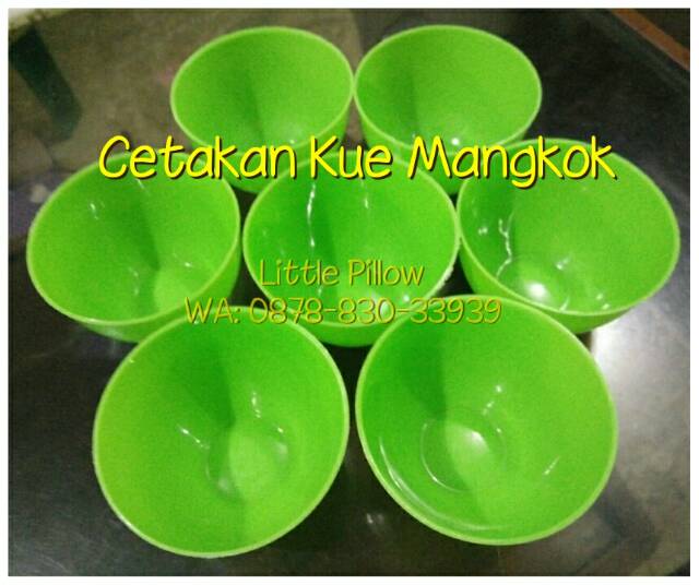 (KUE MANGKOK HIJAU) Cetakan Kue Mangkok Plastik / Cetakan Kue Apem / Cetakan Kue Basah