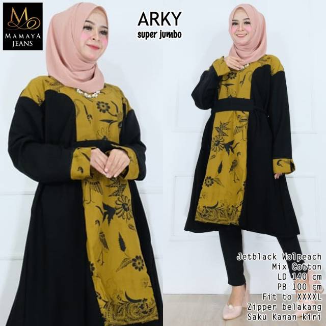 Tunik Jumbo Batik Kombinasi