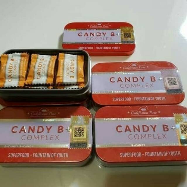 Candy B complex isi 12 permen kuat obat stamina pria tahan