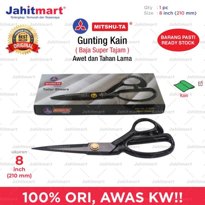 

PROMO GUNTING "MITSHU-TA" TAILOR SHEARS 8" MURAH