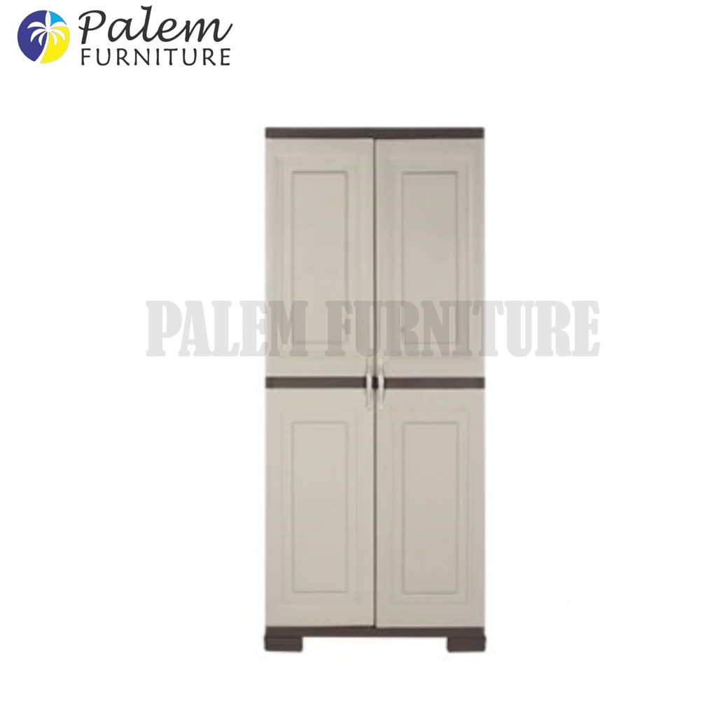 Olymplast OMC ST 1 ND Lemari Plastik 2 Pintu Gantung Rak (Tanpa Laci)