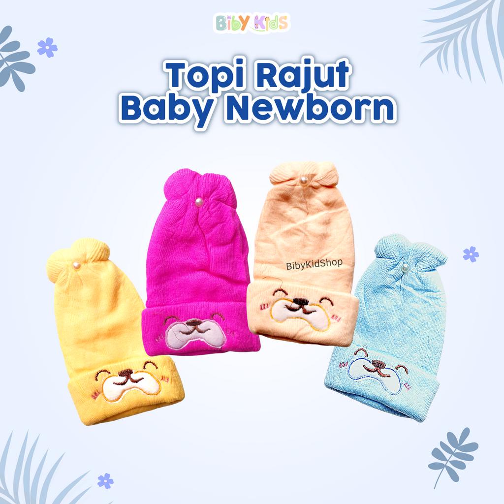 Topi Bayi Newborn 0 6 Bulan Murah Topi Rajut Bayi Laki-Laki Perempuan Aksesoris Bayi Baru Lahir