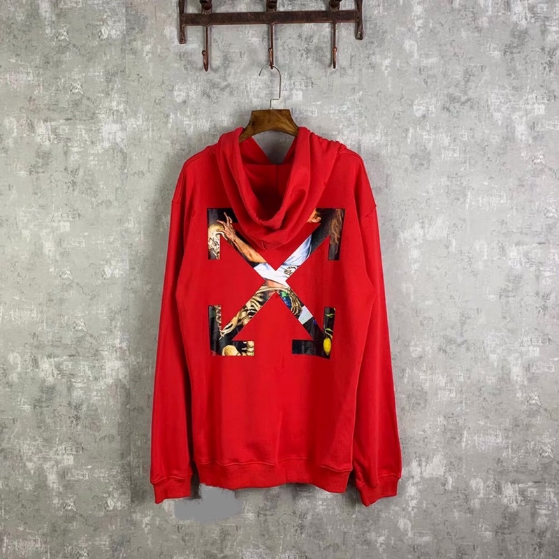 OFF-WHITE RED ARROWS HOODIE