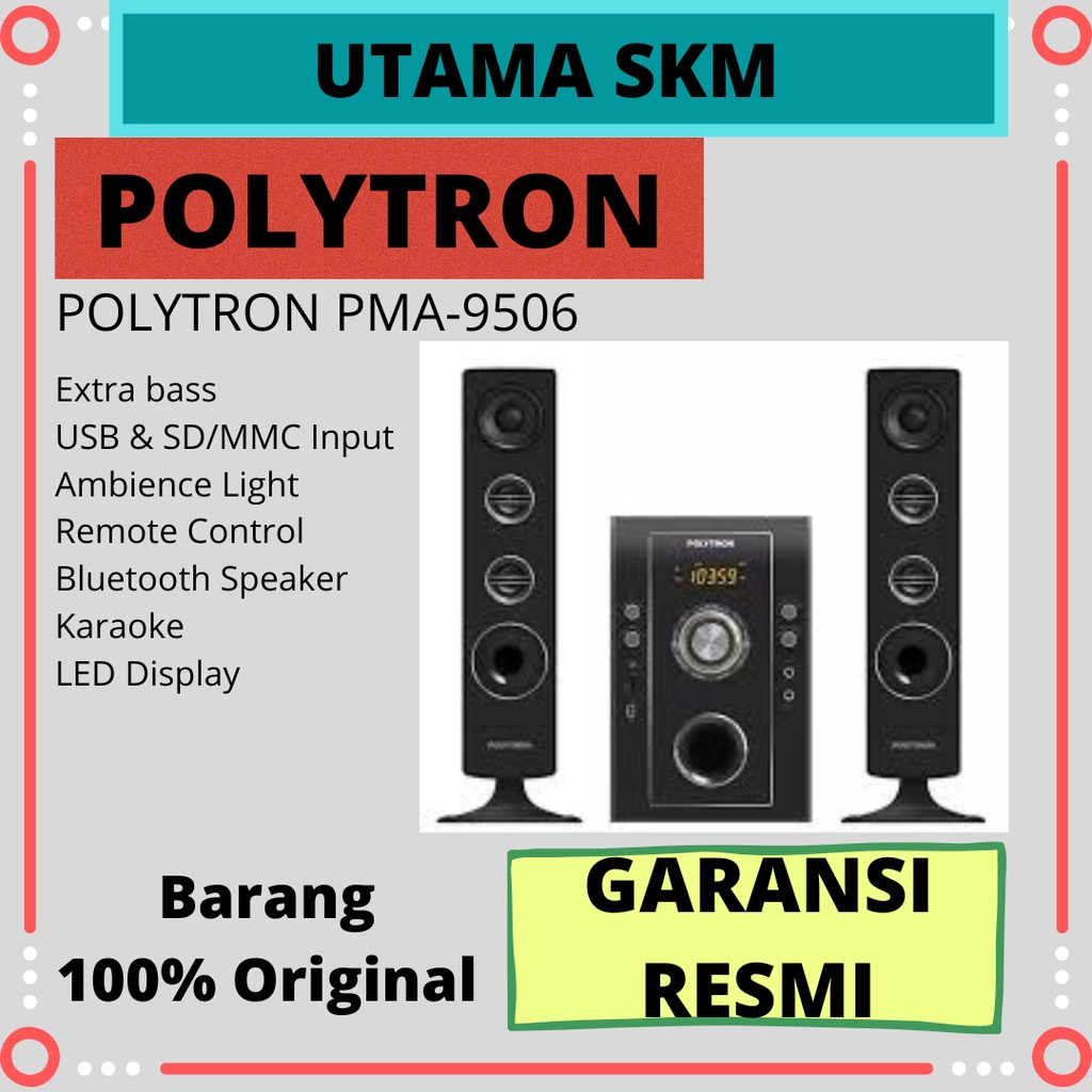 Polytron Multimedia Audio /Speaker Polytron PMA 9506