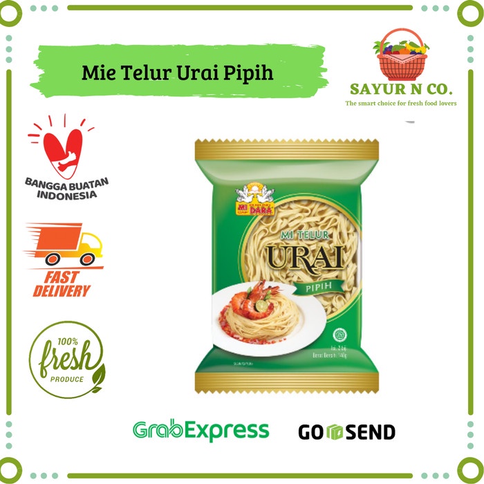 

BURUNG DARA Mie Telur Urai Pipih | Sayur N Co Bekasi