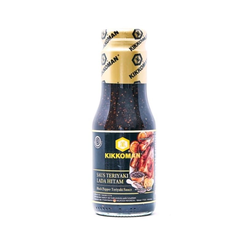 

Kikkoman Saus Teriyaki Lada Hitam | Black Pepper Teriyaki 300gr