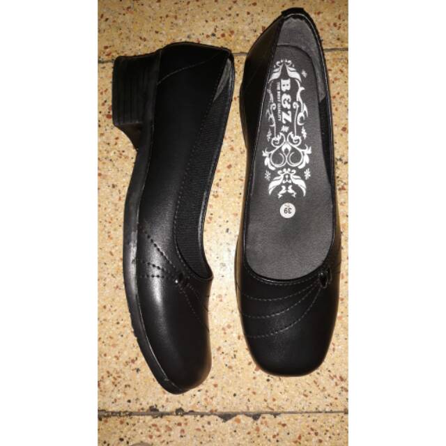 Sepatu Pantofel Wanita Hak Kotal/ Pantofel Kerja/ Pantofel Sekolah